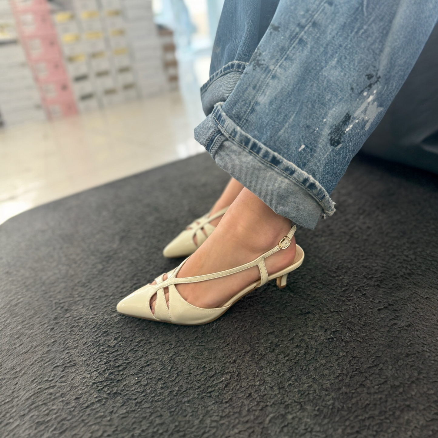 Slingback Nora NewYork Naplak Panna