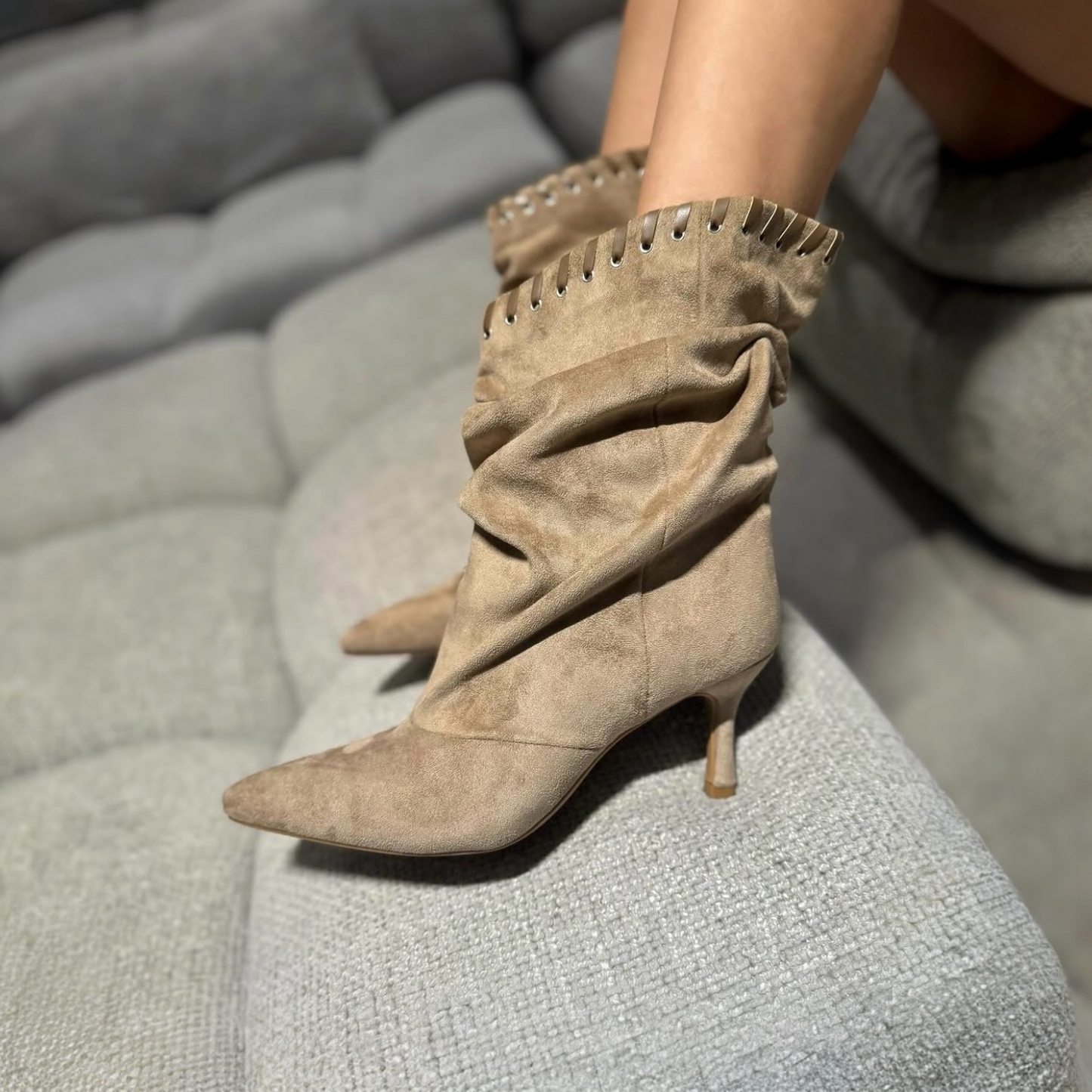 Stivaletto Virginia Beige