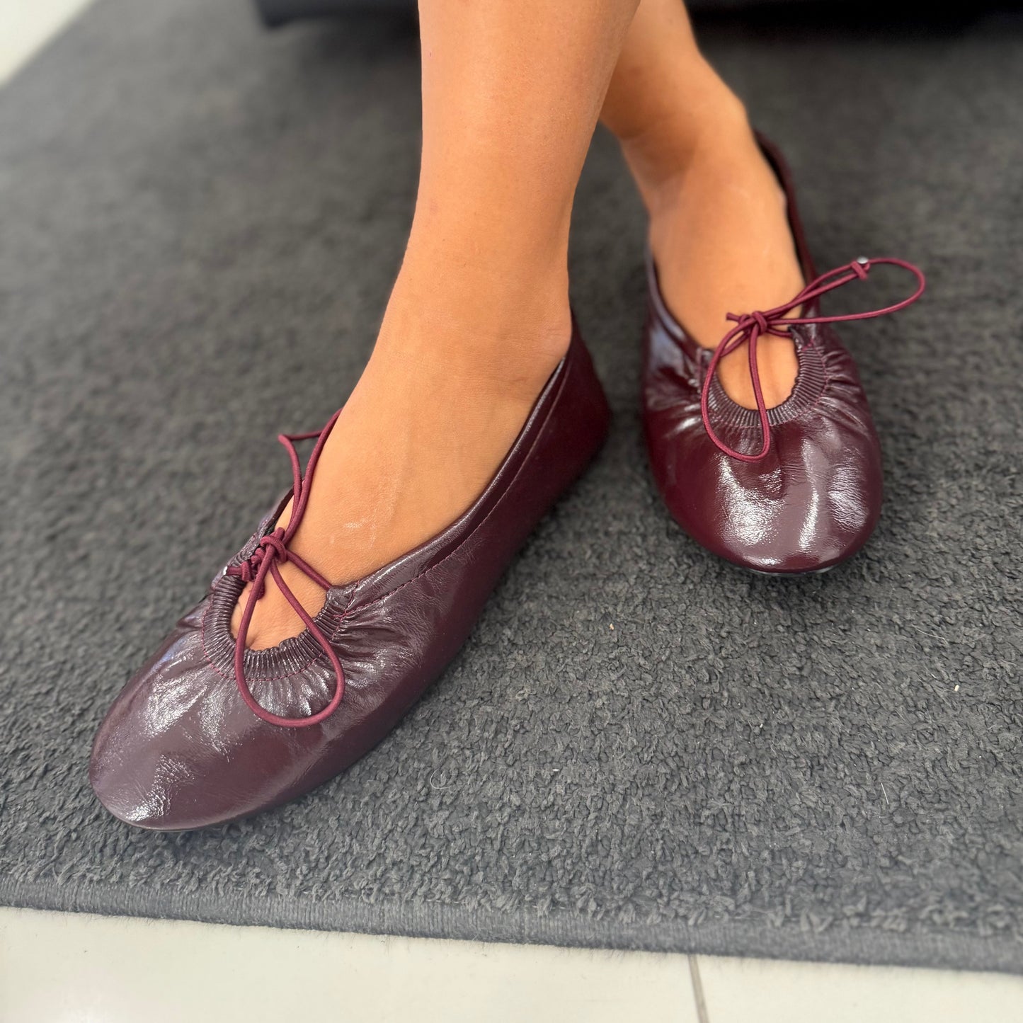 Ballerina Candida Bordeaux