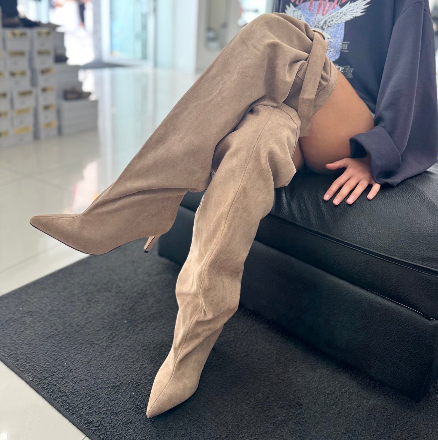 Stivale Paola Khaki