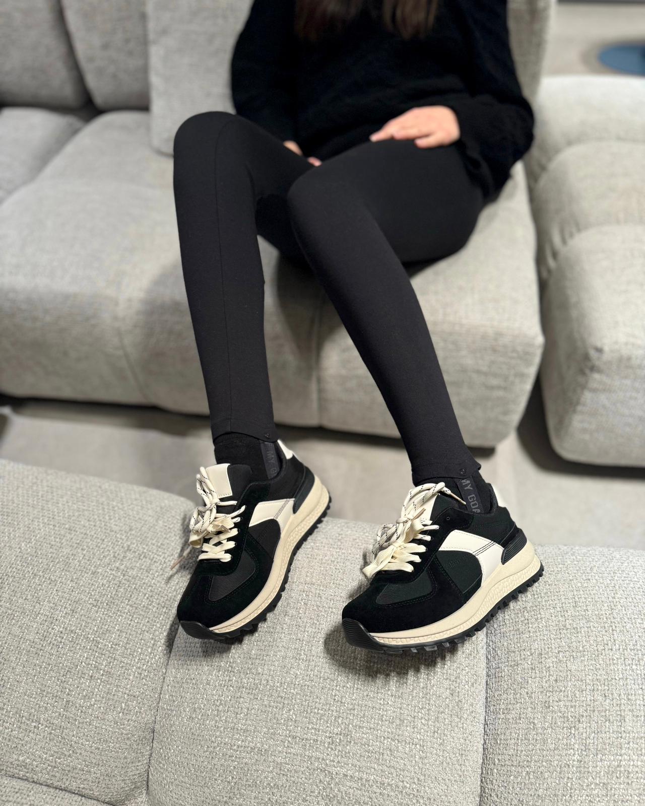 Sneakers Lara Black-Panna