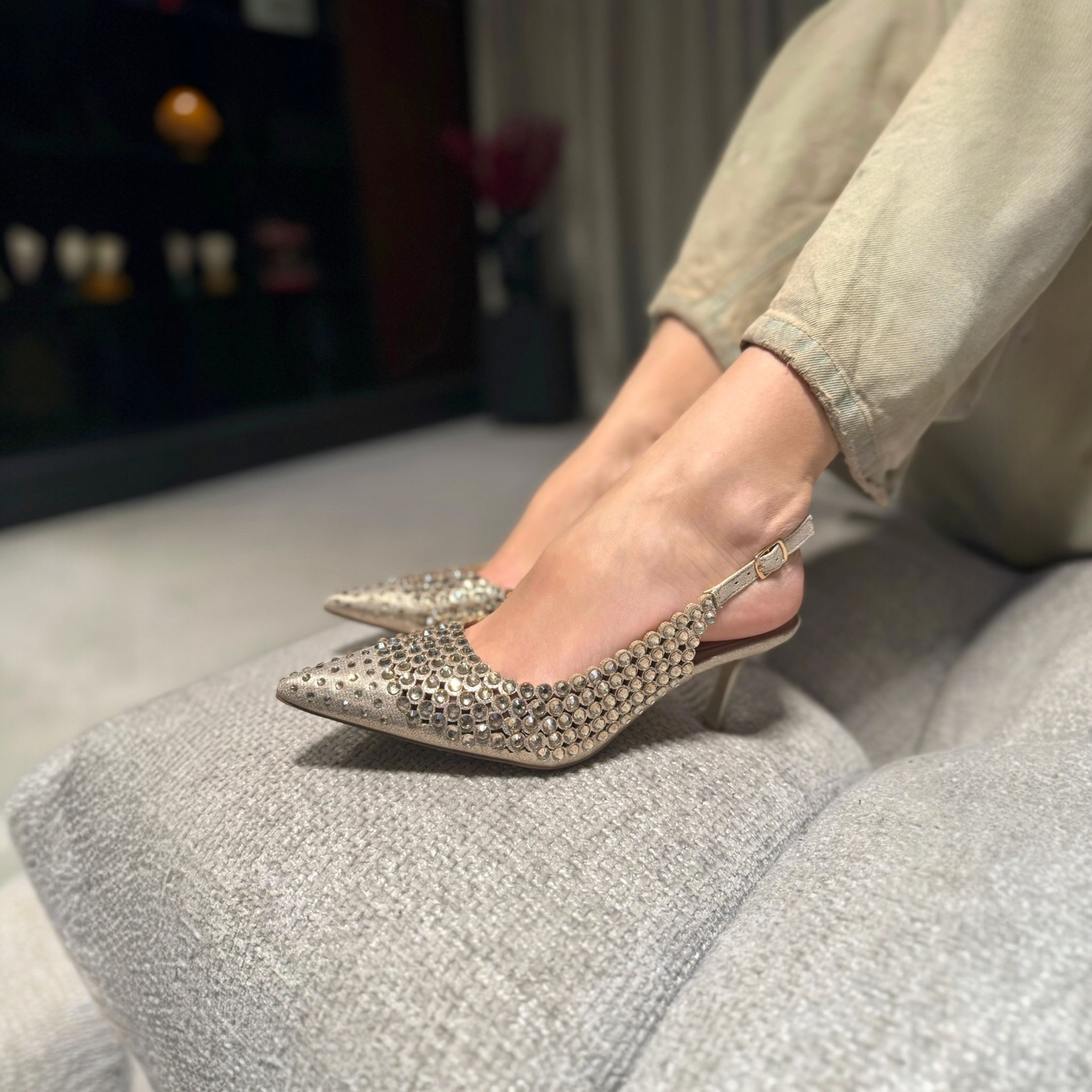 Slingback Gemma Gold