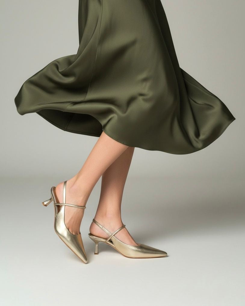 Slingback Flavia Gold