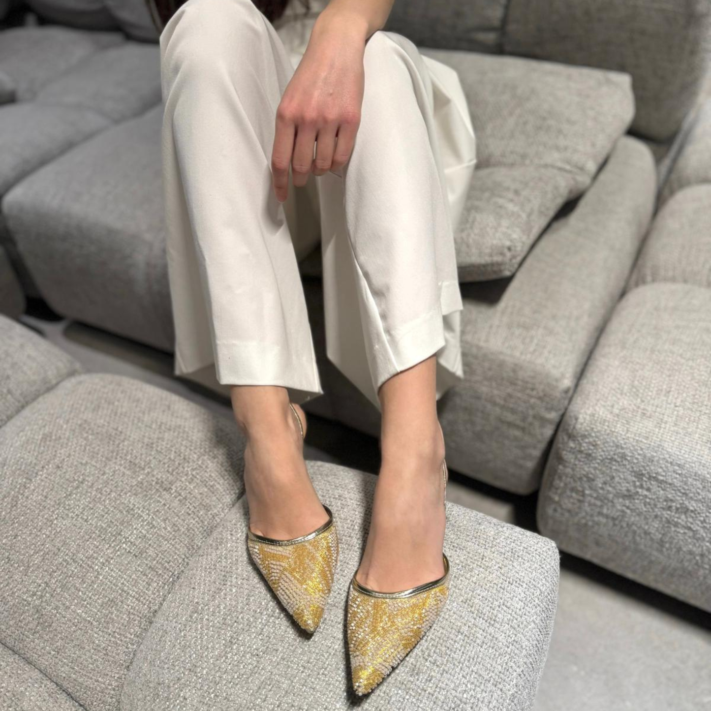 Slingback Elisa Gold