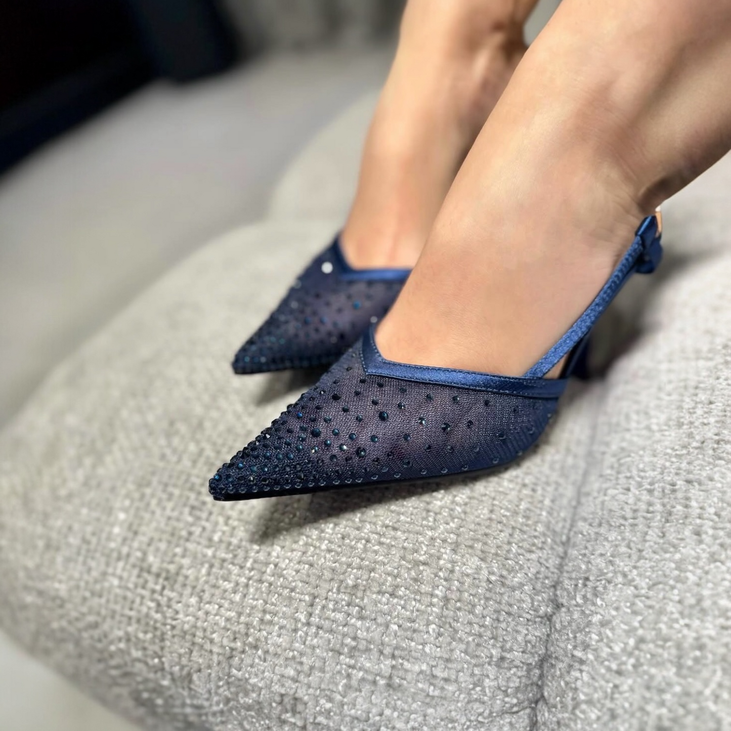 Slingback Elena Blue