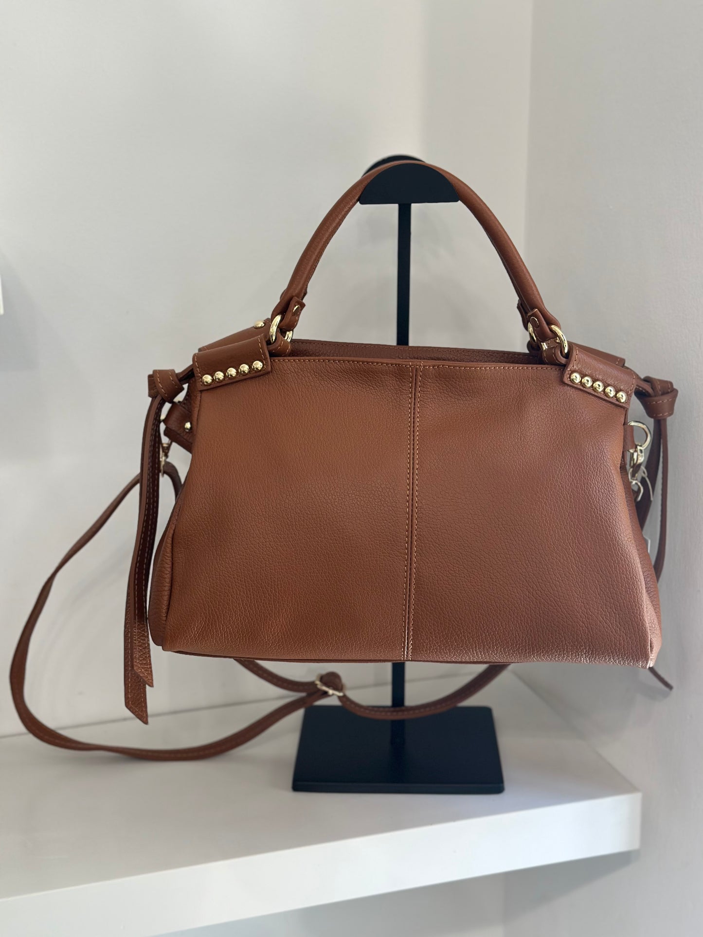 Borsa Gemma Pelle Cuoio