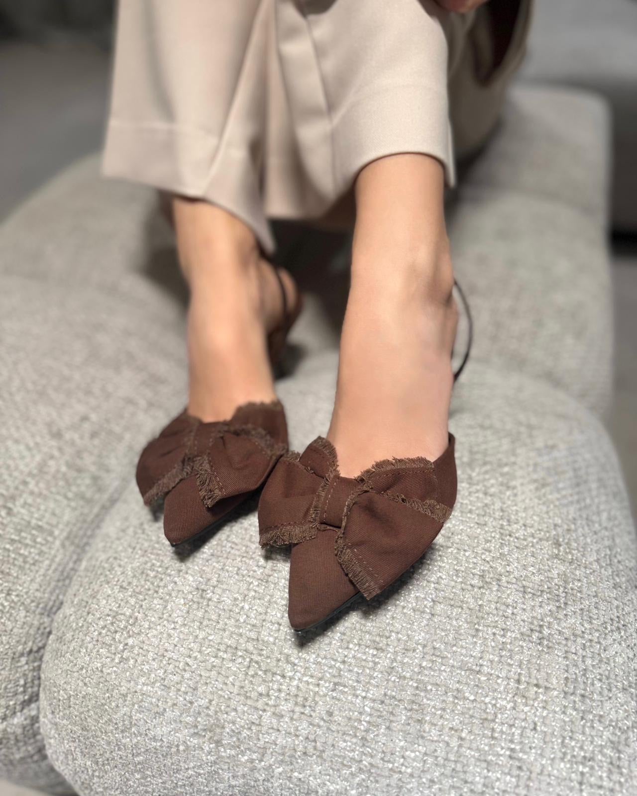 Slingback Adriana Brown