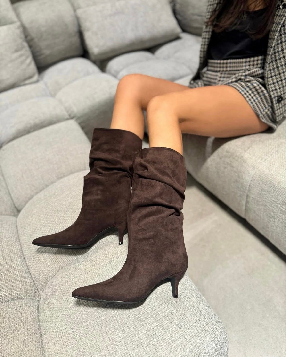 Stivaletto Vanna Camoscio TDM