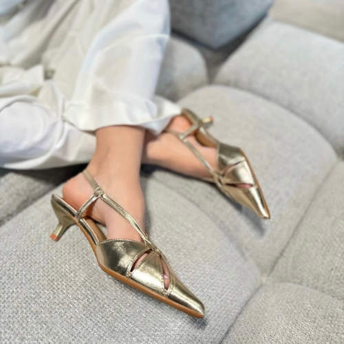 Slingback Aurora Gold