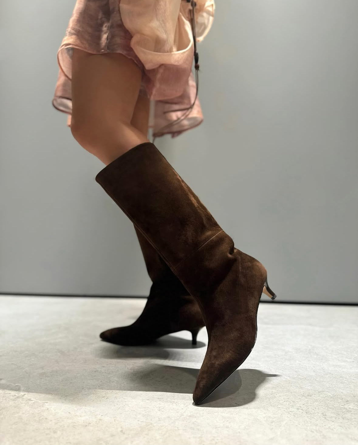 Stivale Nora NewYork Camoscio TDM