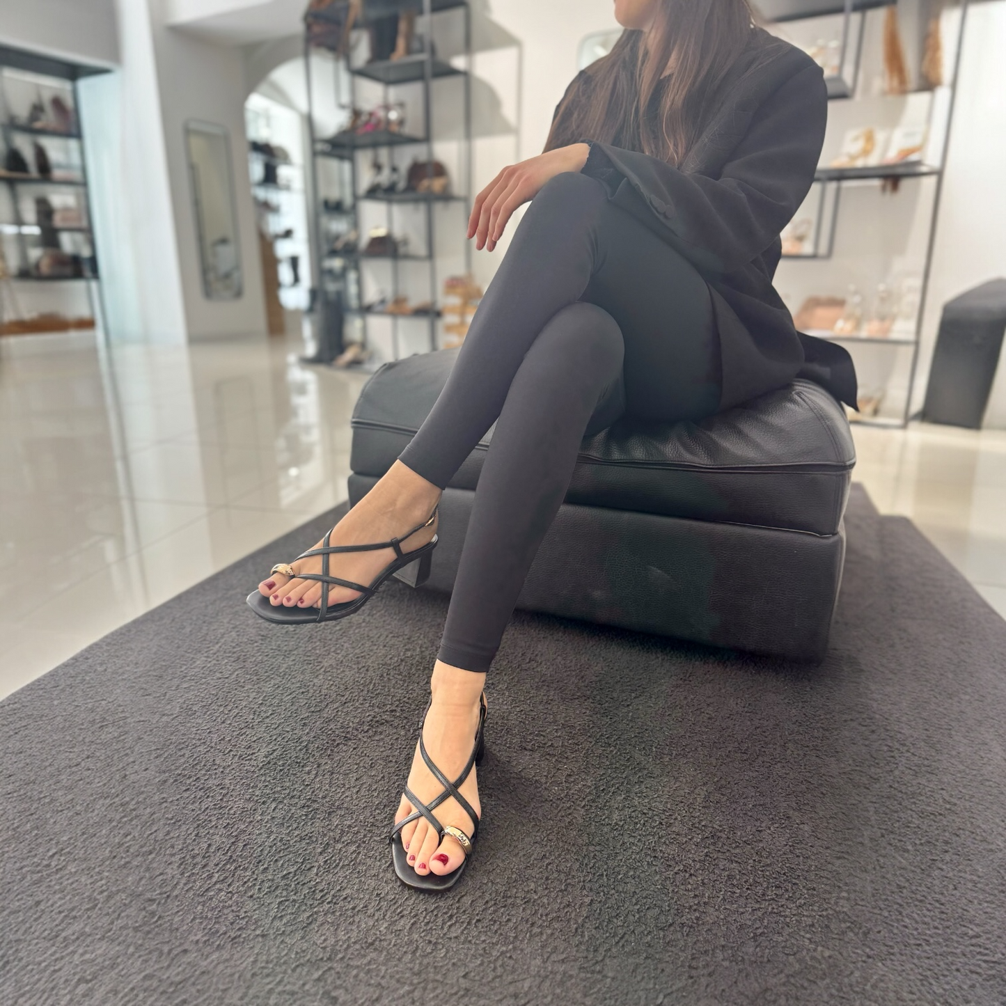 Sandali Melbourne Black