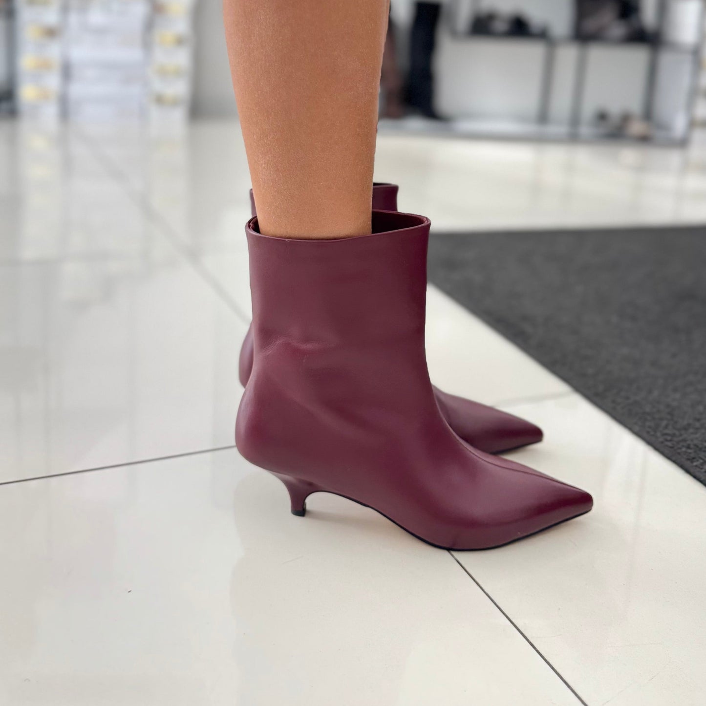 Stivaletto Nora NewYork Nappa Bordeaux