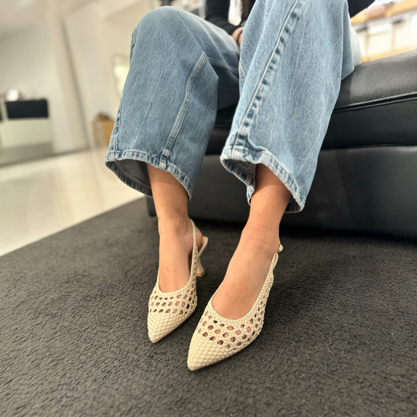 Slingback Positano Panna