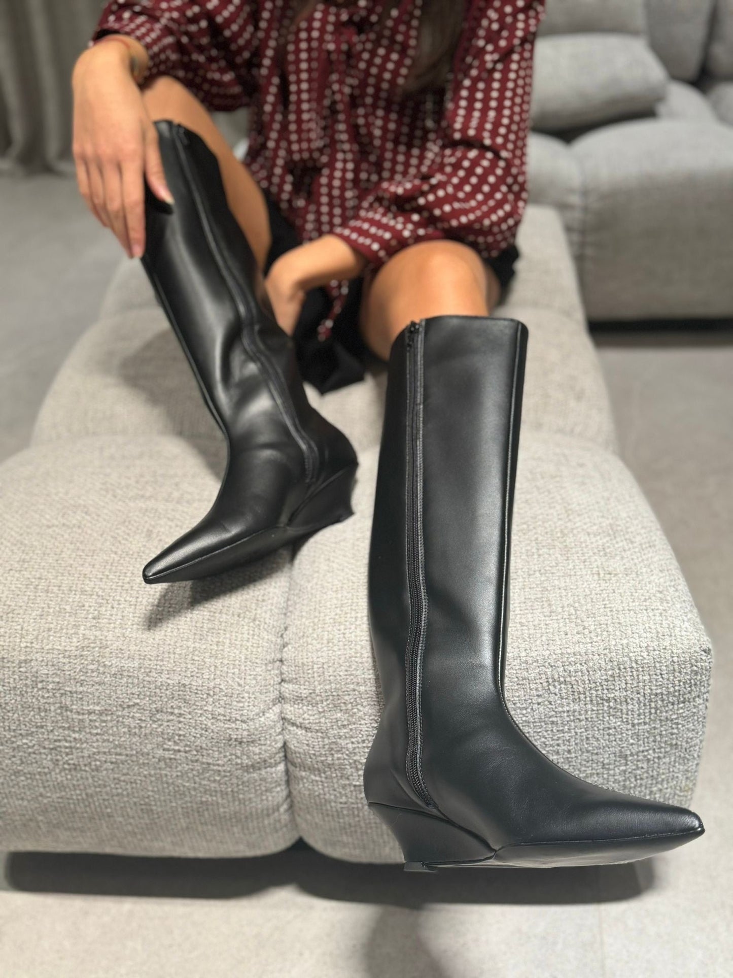 Stivale Anami Pelle Black