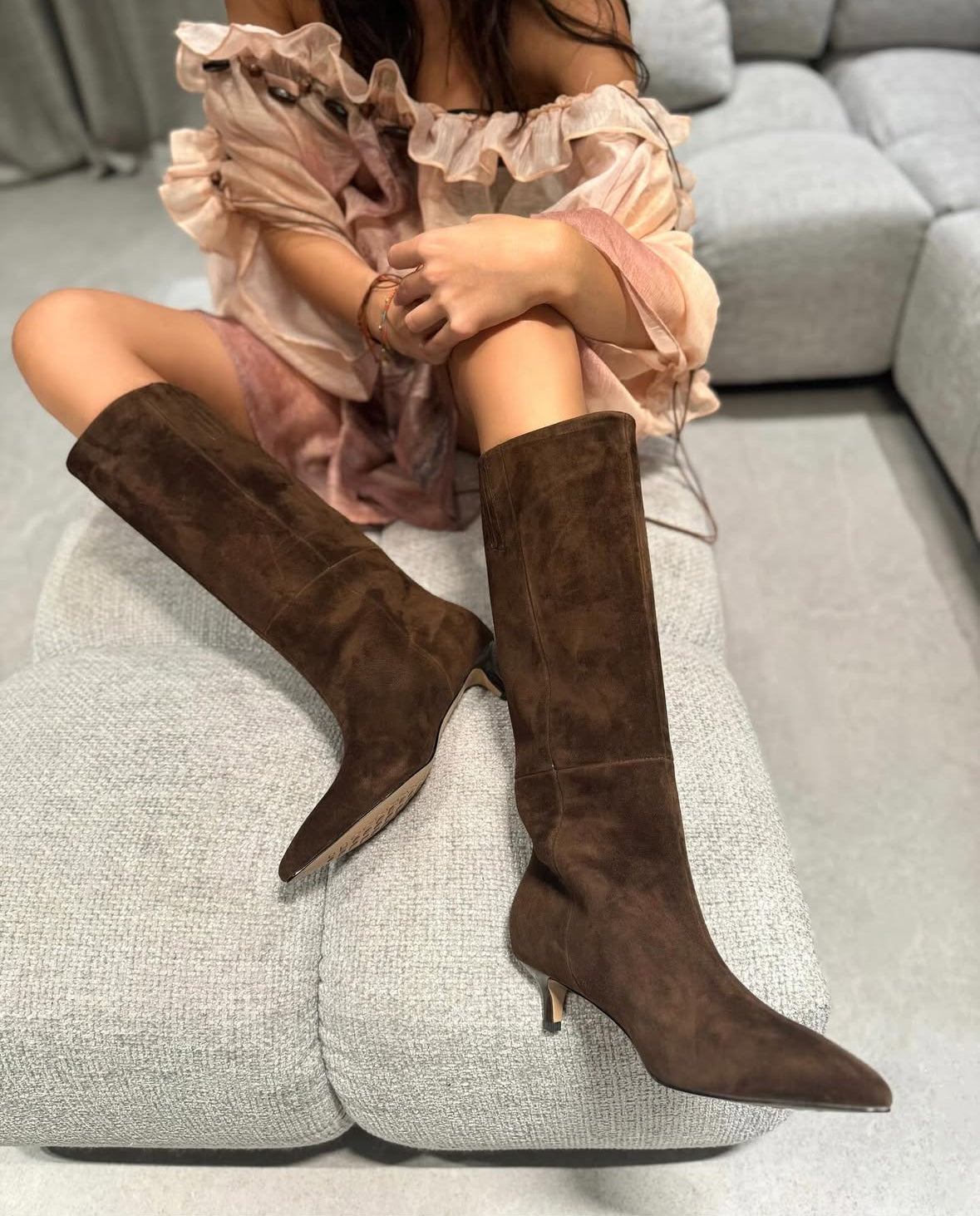 Stivale Nora NewYork Camoscio TDM