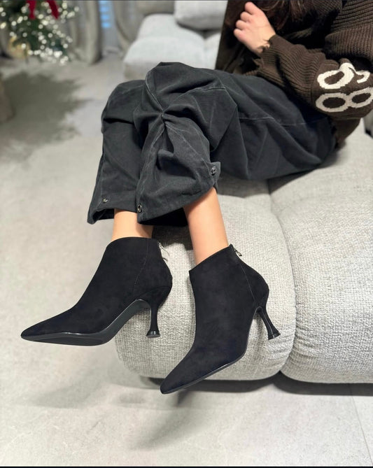 Stivaletto Elettra Camoscio Black