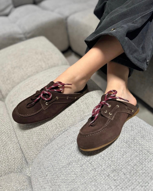 Sabot Ovyè Camoscio Testa di Moro