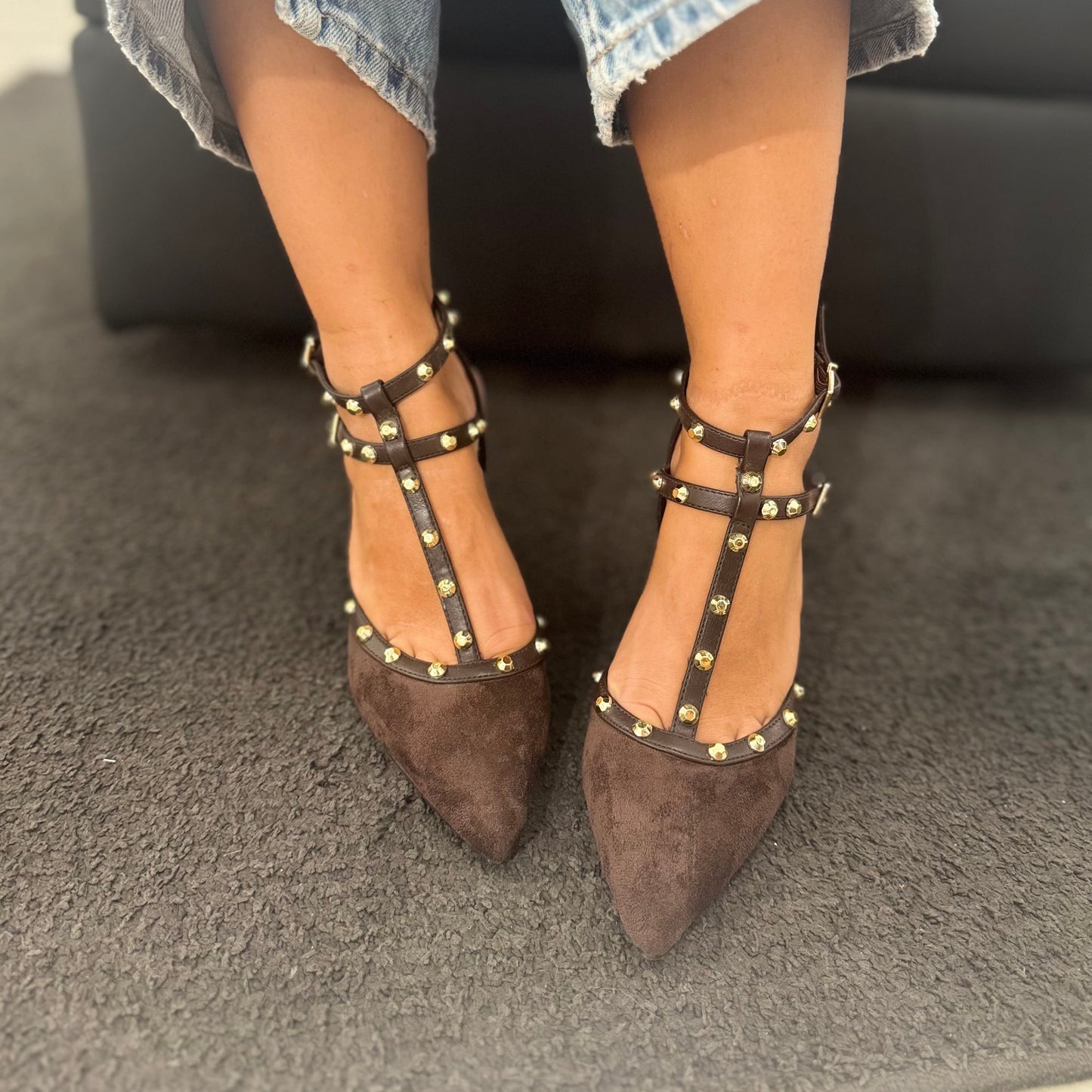 Slingback Kharisma Alcantara Testa di Moro