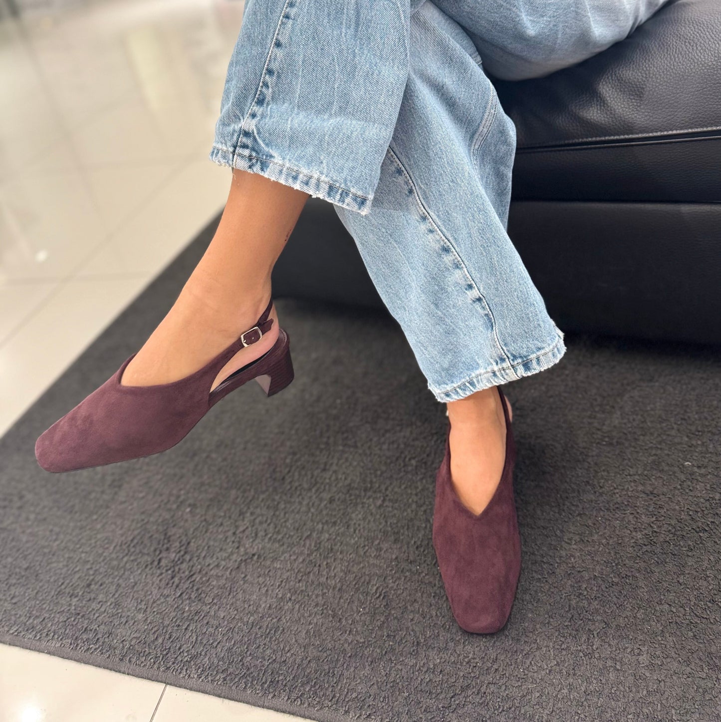 Slingback Cleria Wine