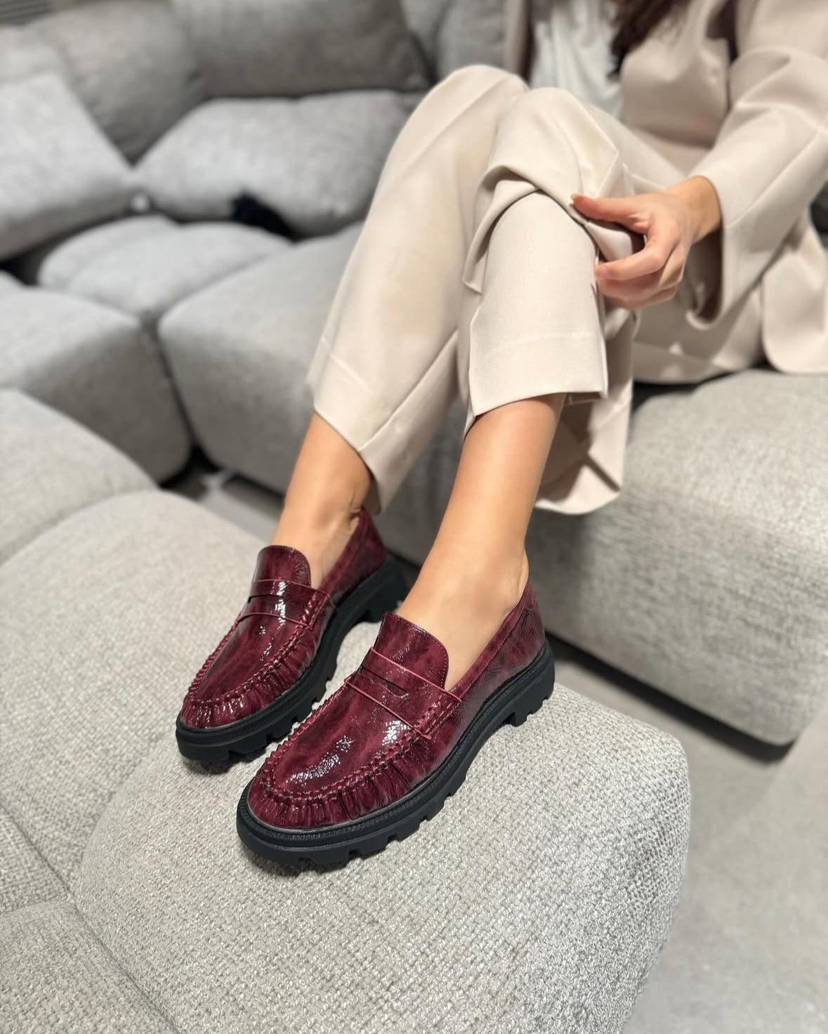 Mocassino Rama Bordeaux