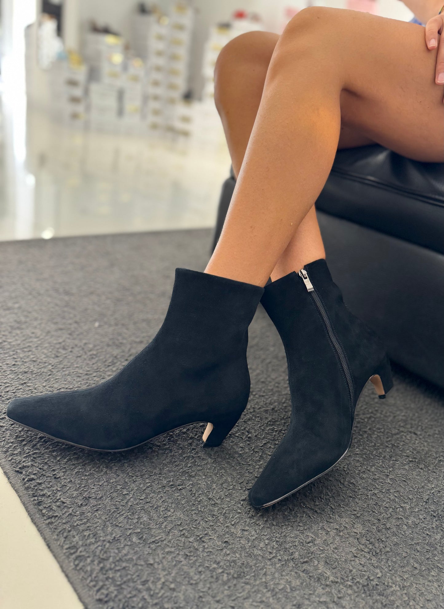 Stivaletto Nora NewYork Camoscio Nero