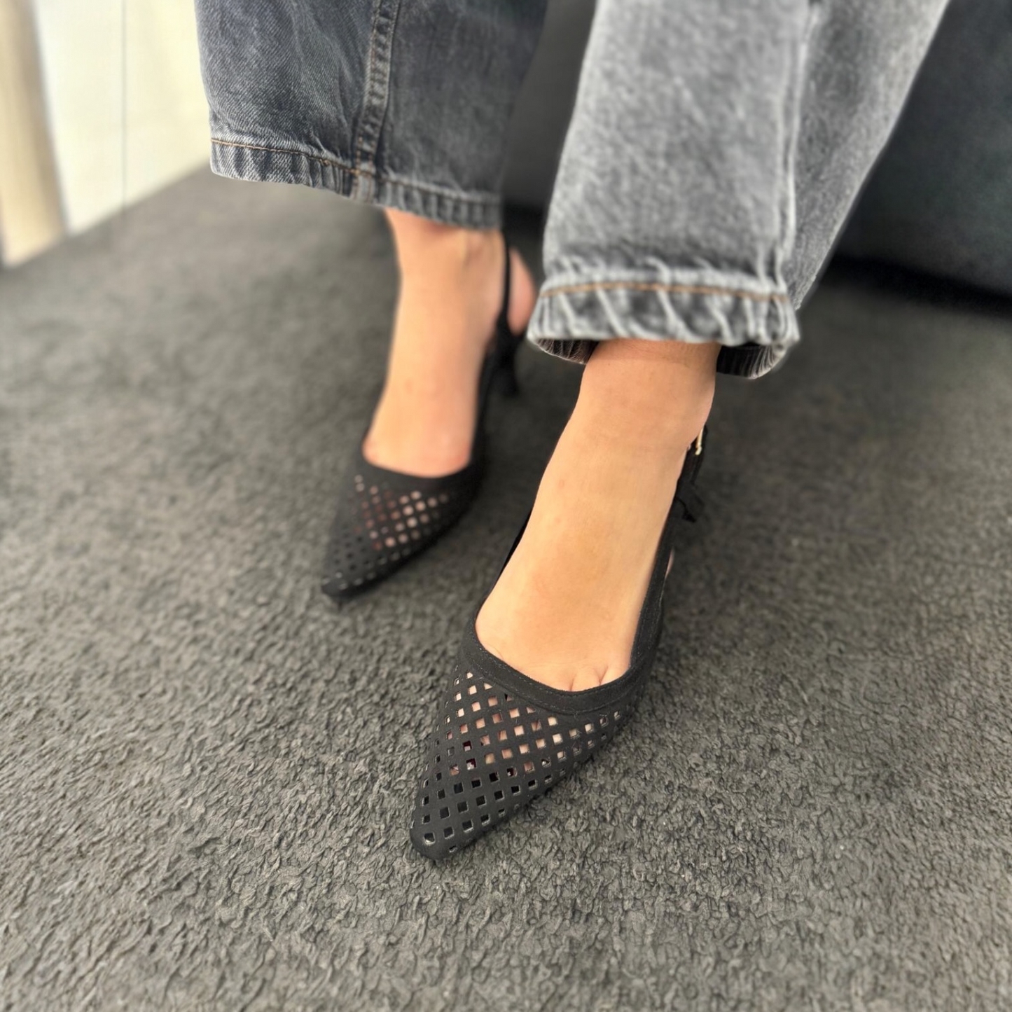 Slingback Susy Black