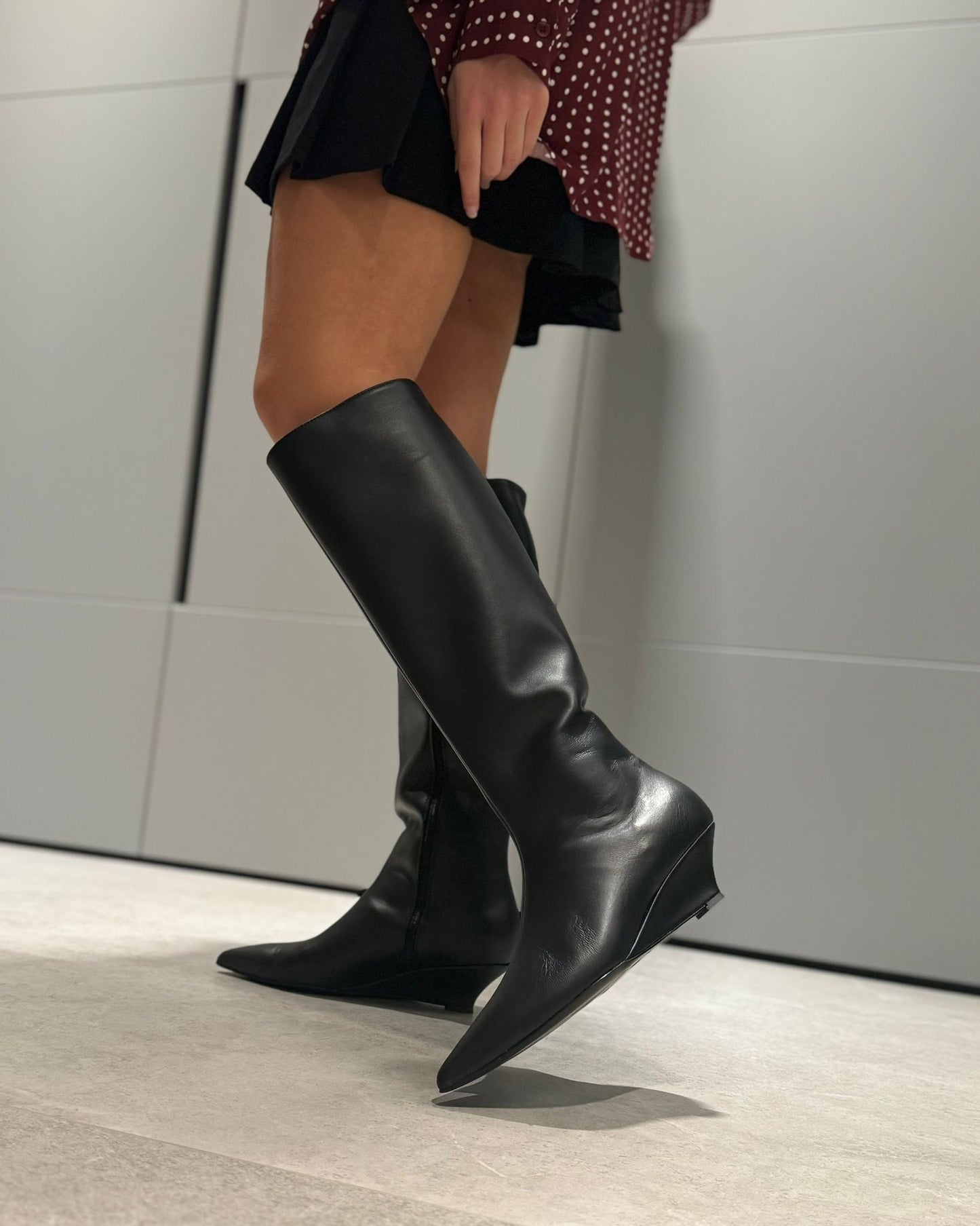 Stivale Anami Pelle Black