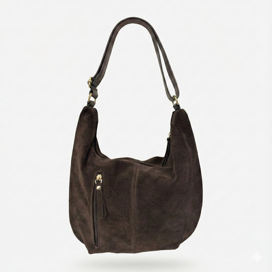 Borsa A Spalla Kelly Vero Camoscio TDM