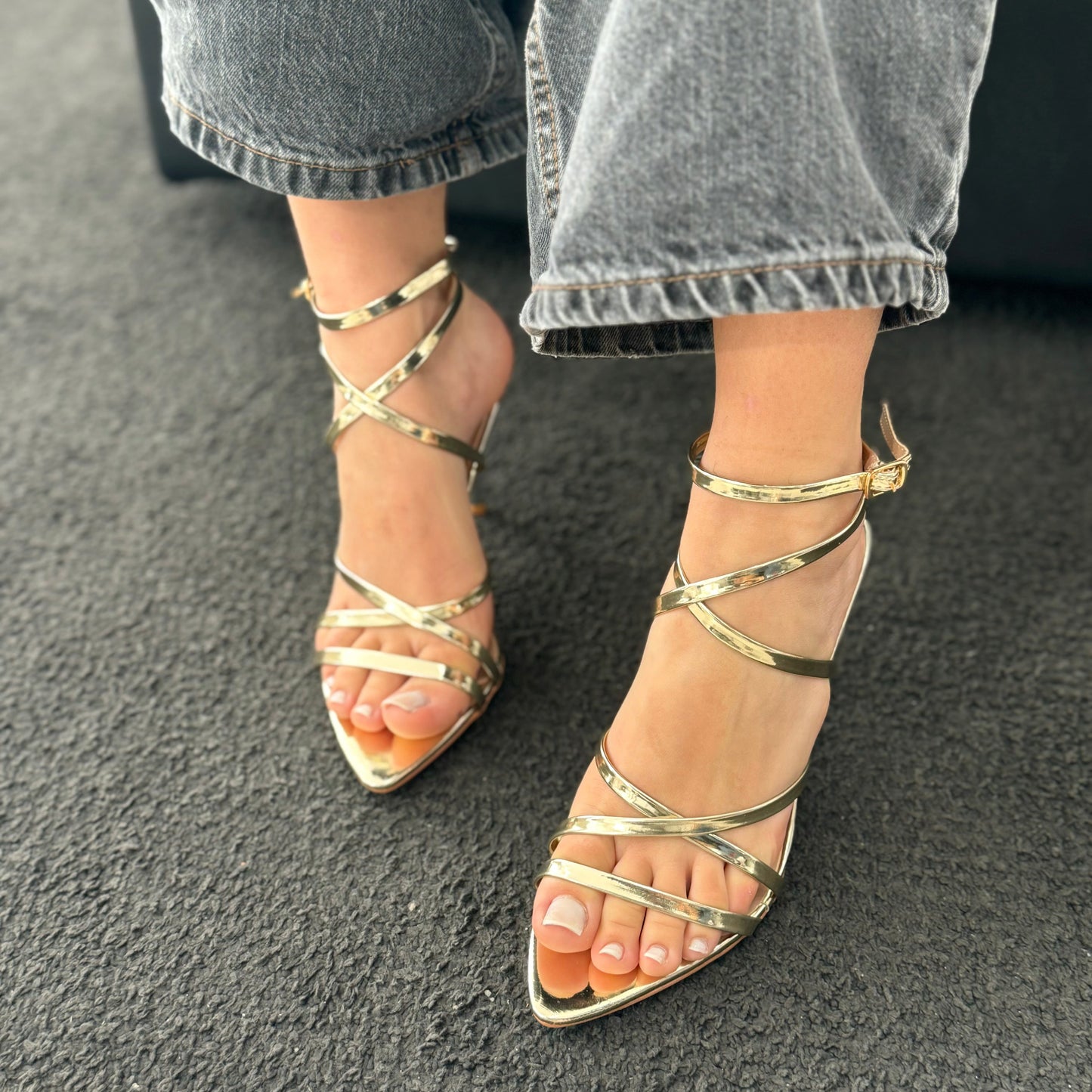 Sandali Allegra Gold