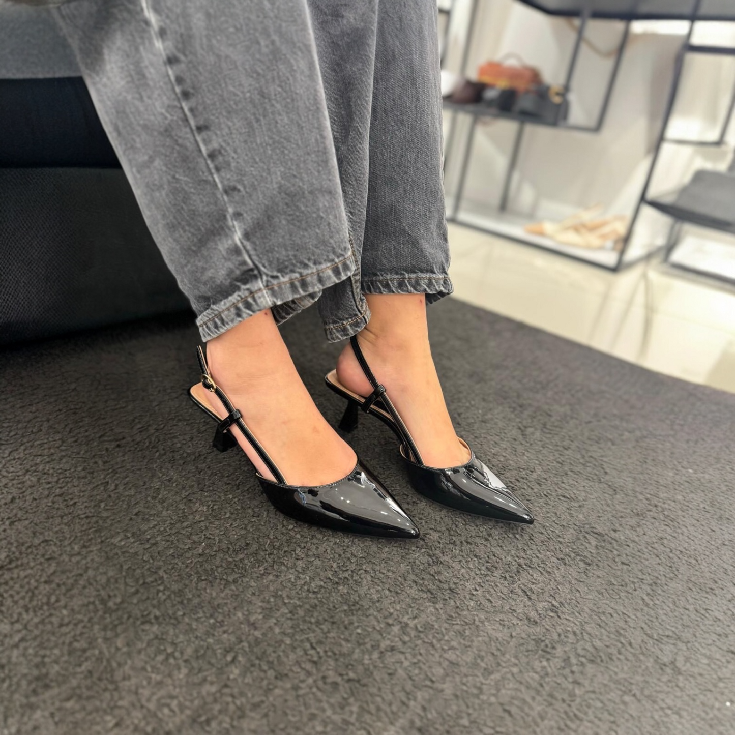 Slingback Teta Black