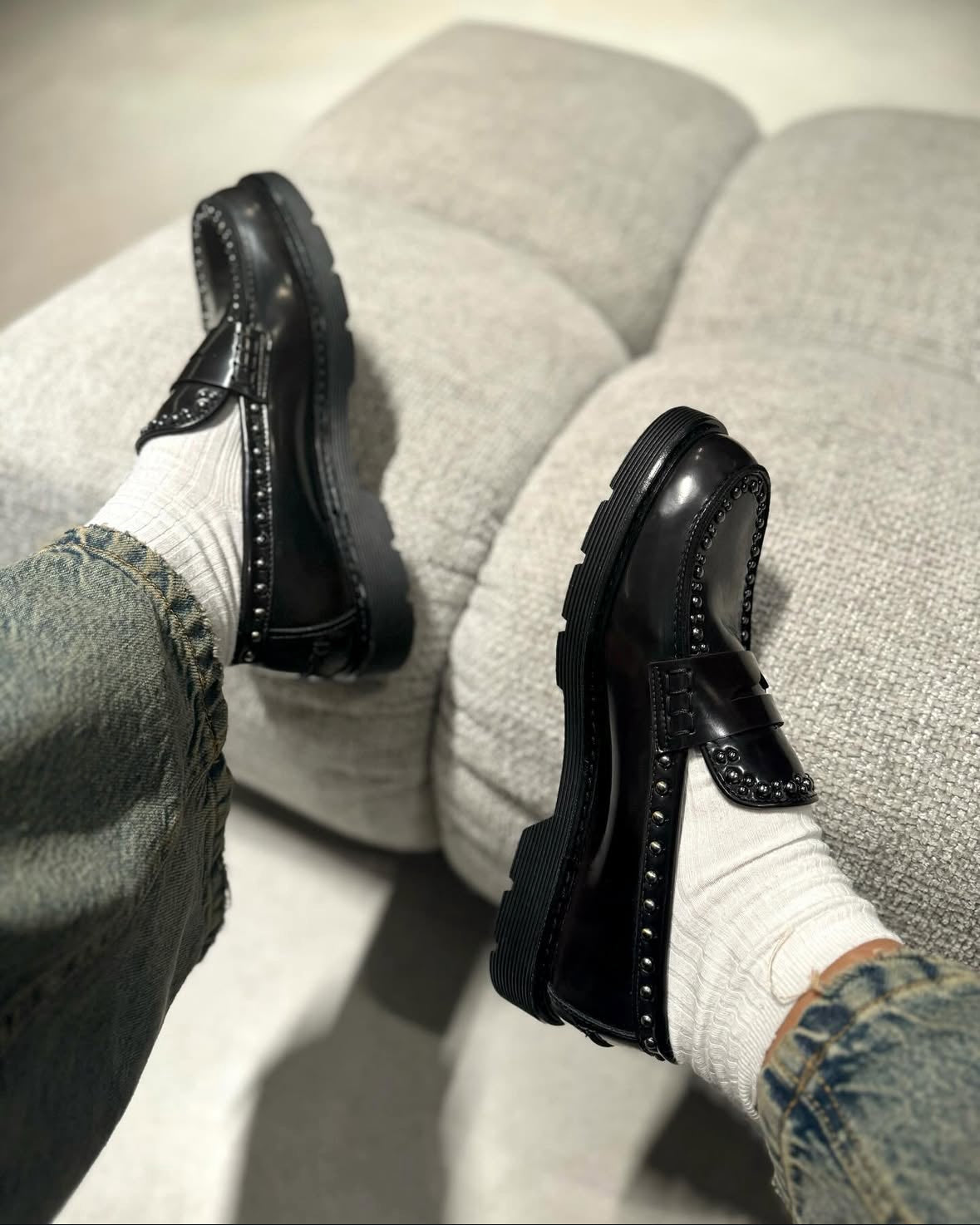 Mocassino Ovyè Nappa Nero