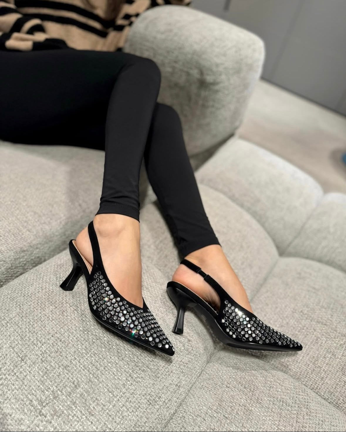 Slingback Martina Black