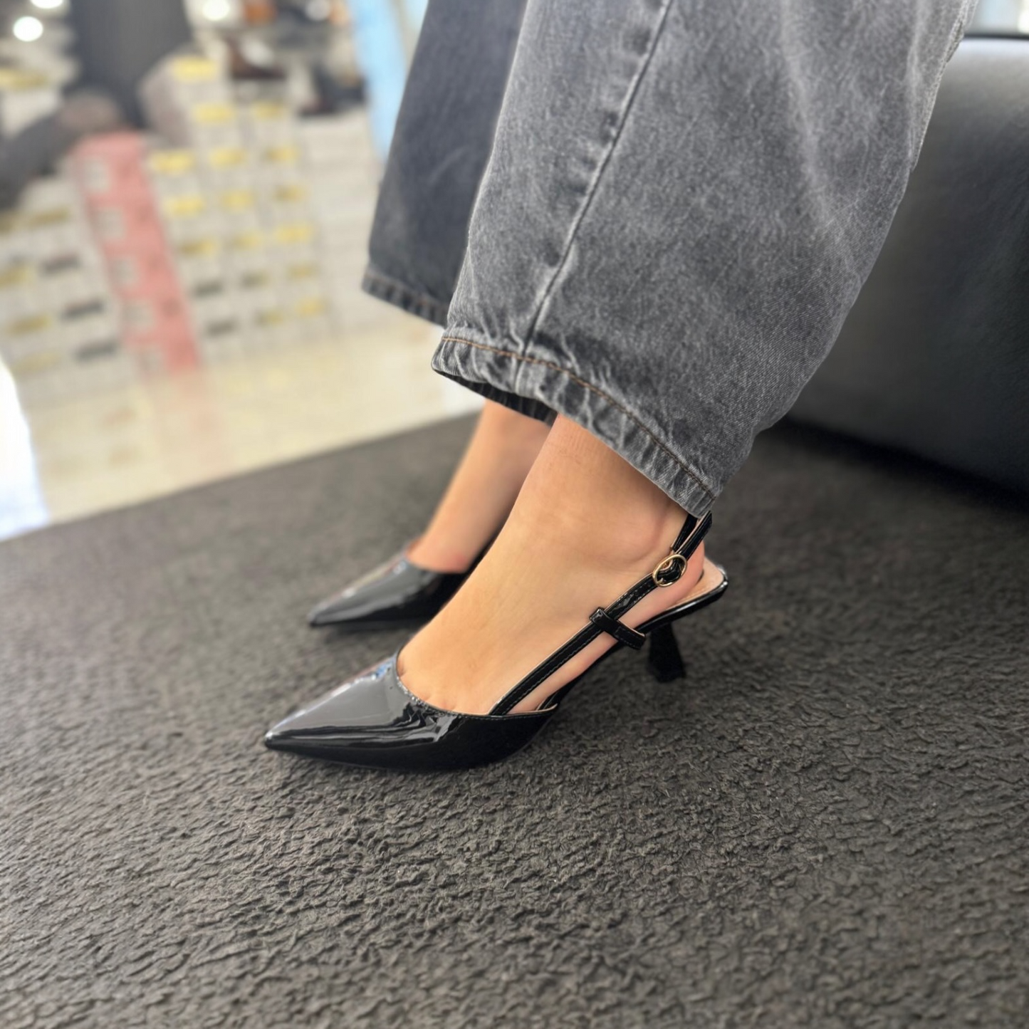 Slingback Teta Black