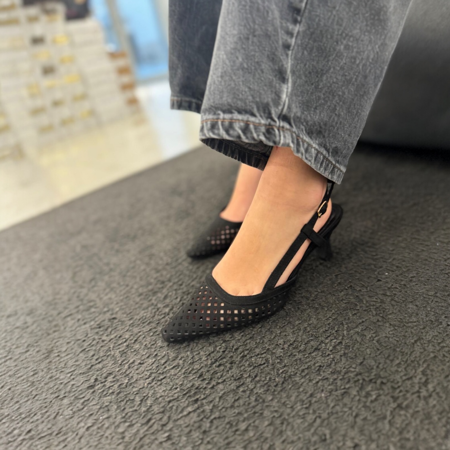 Slingback Susy Black