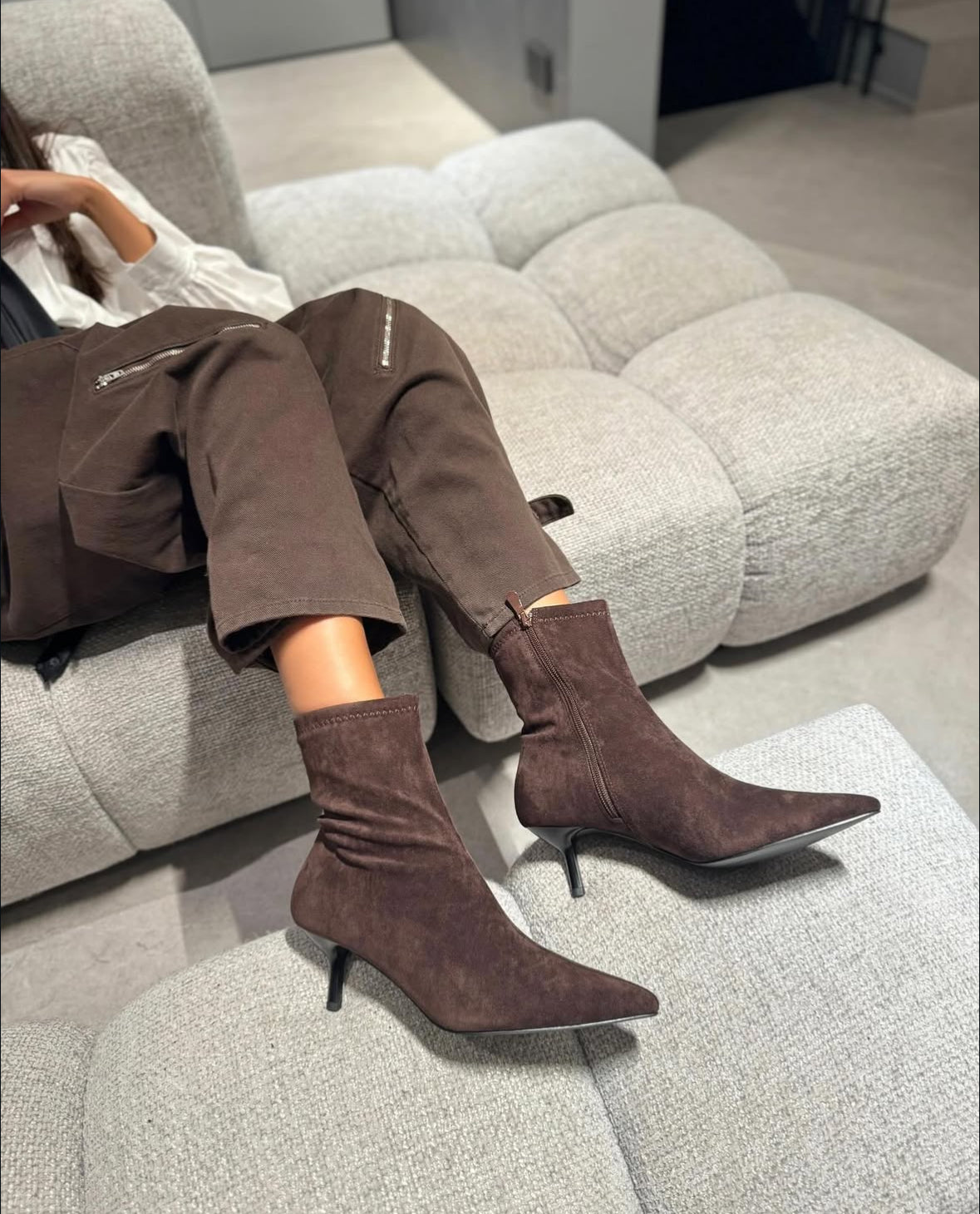 Stivaletto Amelie Camoscio TDM