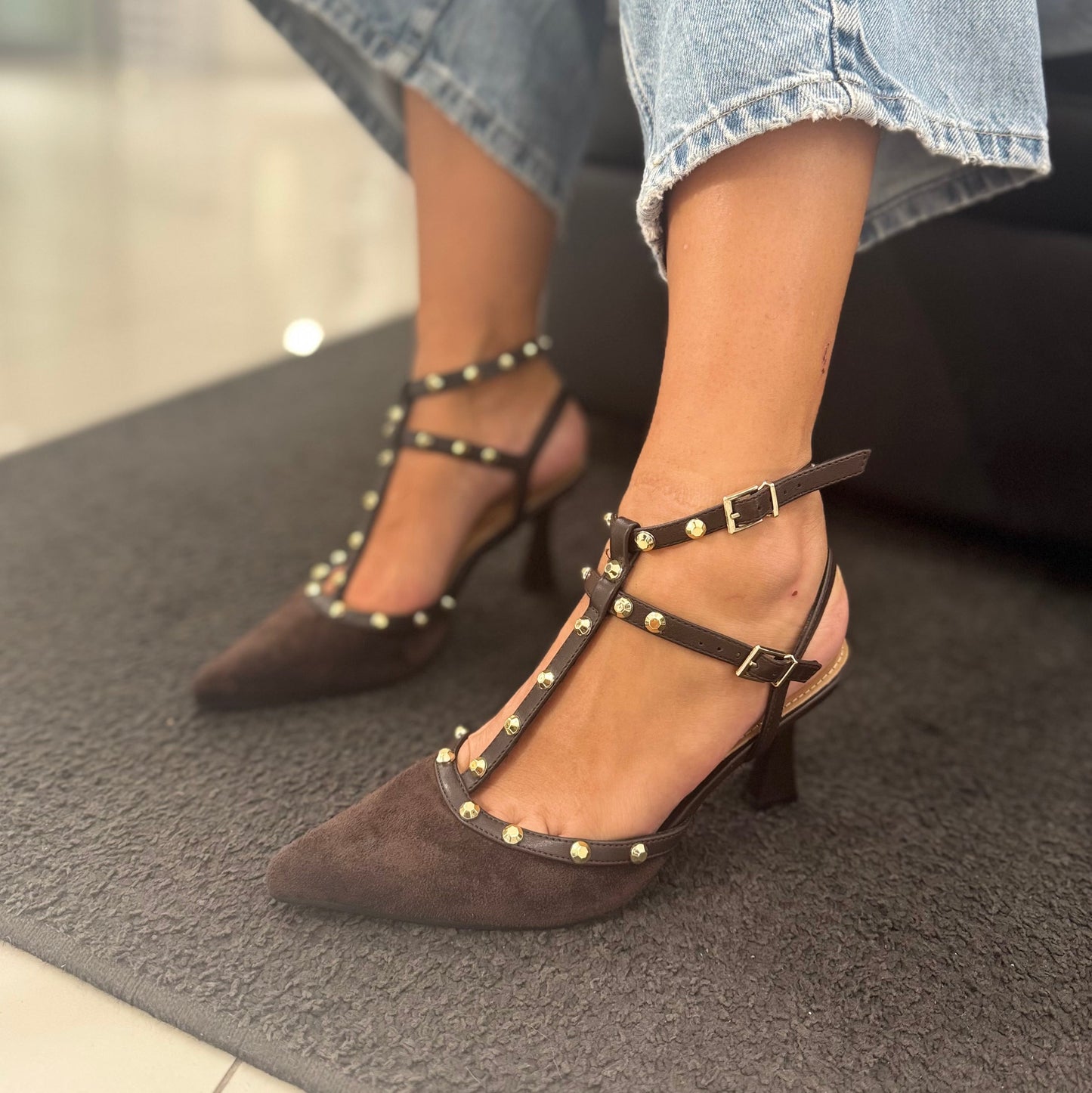Slingback Kharisma Alcantara Testa di Moro