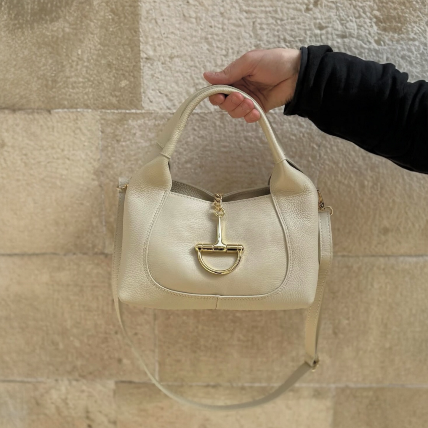 Borsa Havana Vera Pelle Panna