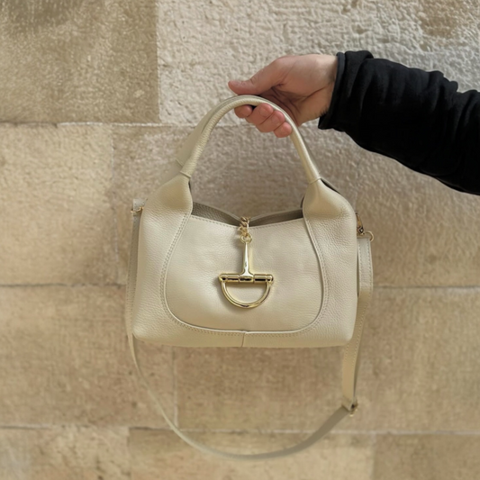Borsa Havana Vera Pelle Panna