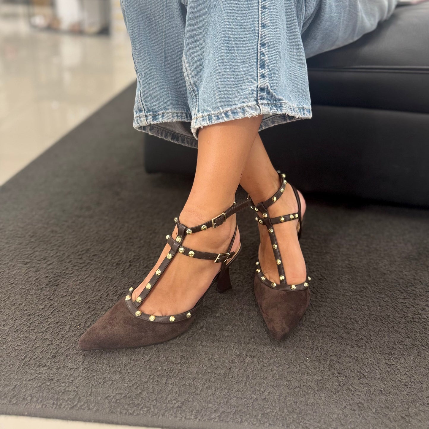 Slingback Kharisma Alcantara Testa di Moro