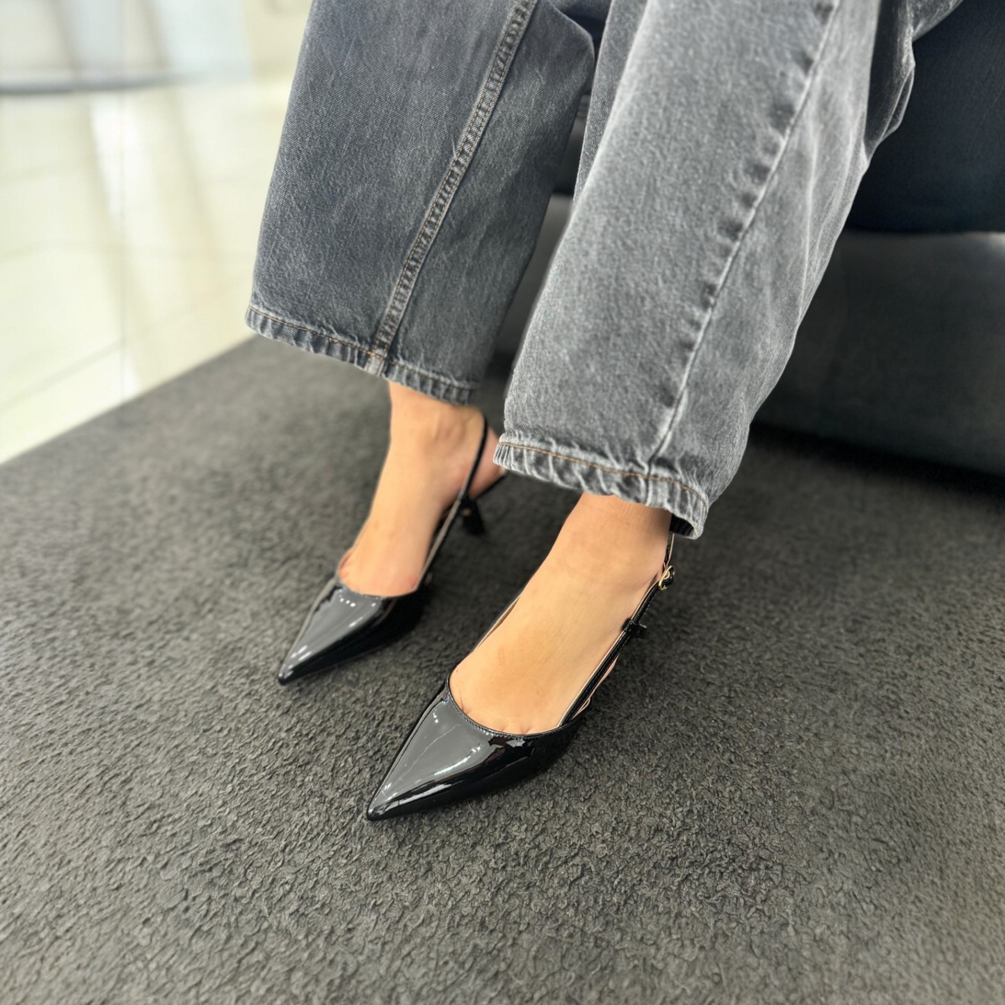Slingback Teta Black