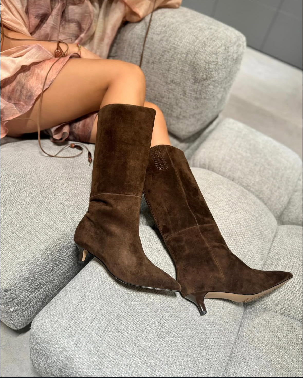 Stivale Nora NewYork Camoscio TDM