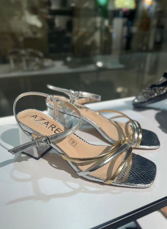 Sandali Azarey G077 Silver-Multicolor