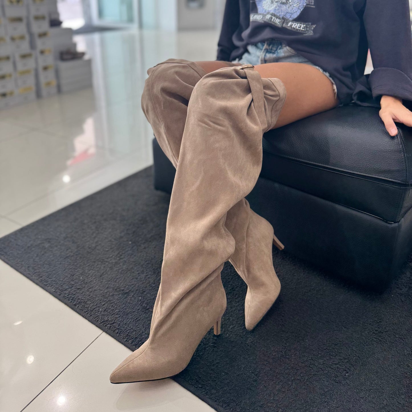 Stivale Paola Khaki