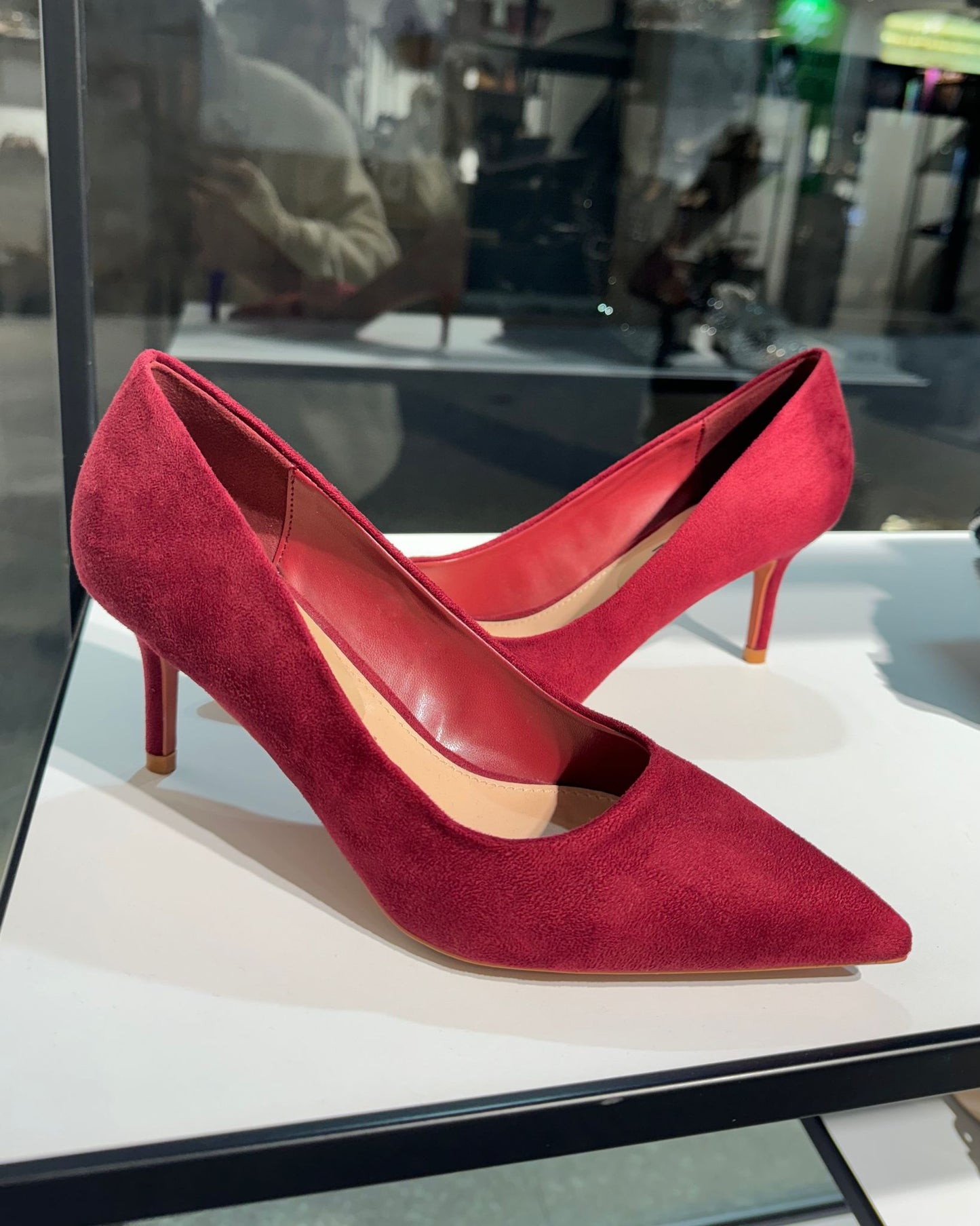 Decolletè H702 Camoscio Wine