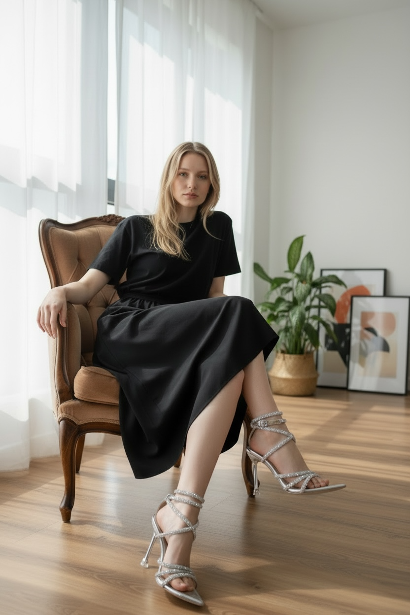 Sandali Kelly Silver