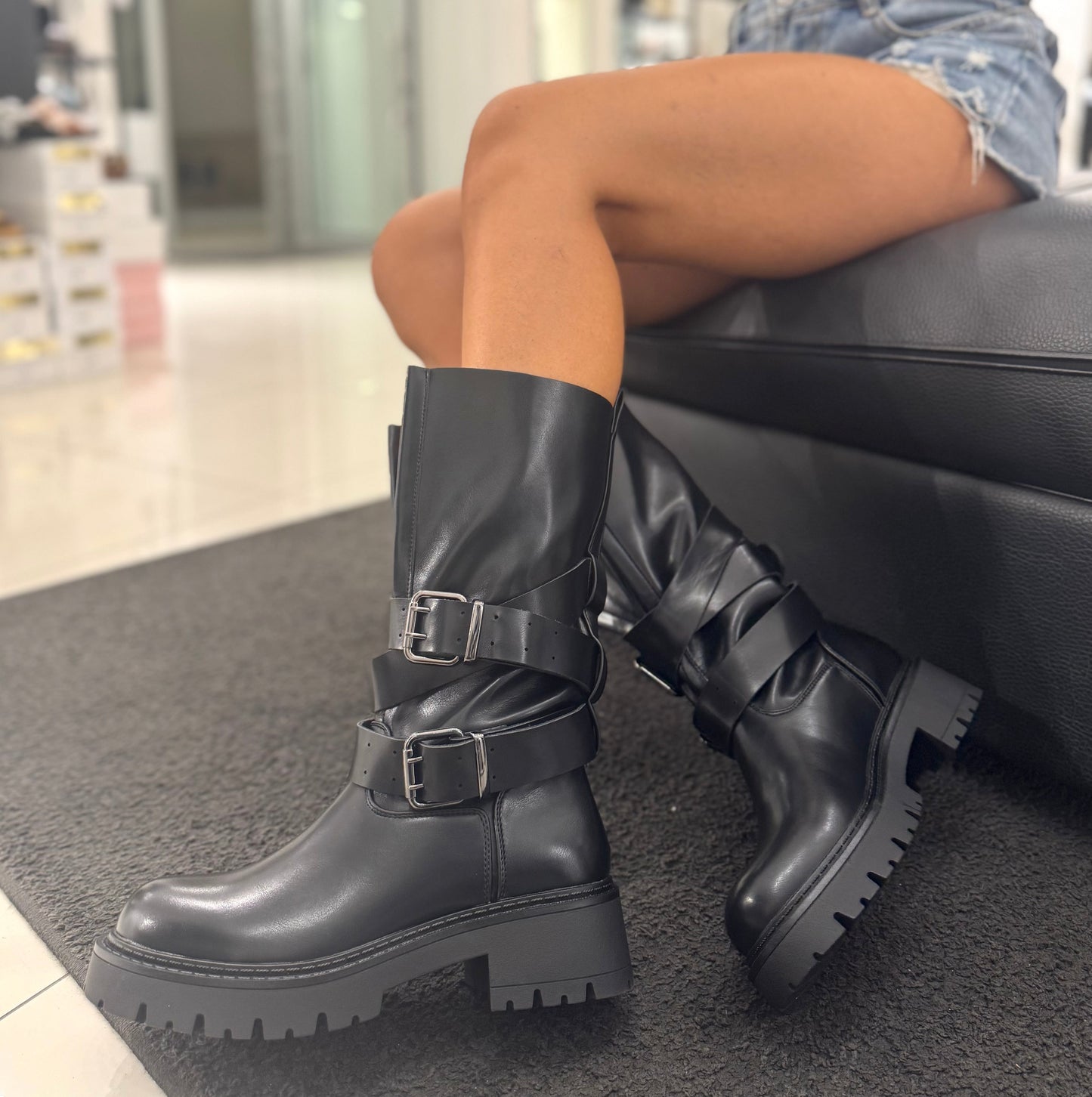 Biker Miu Basso Black