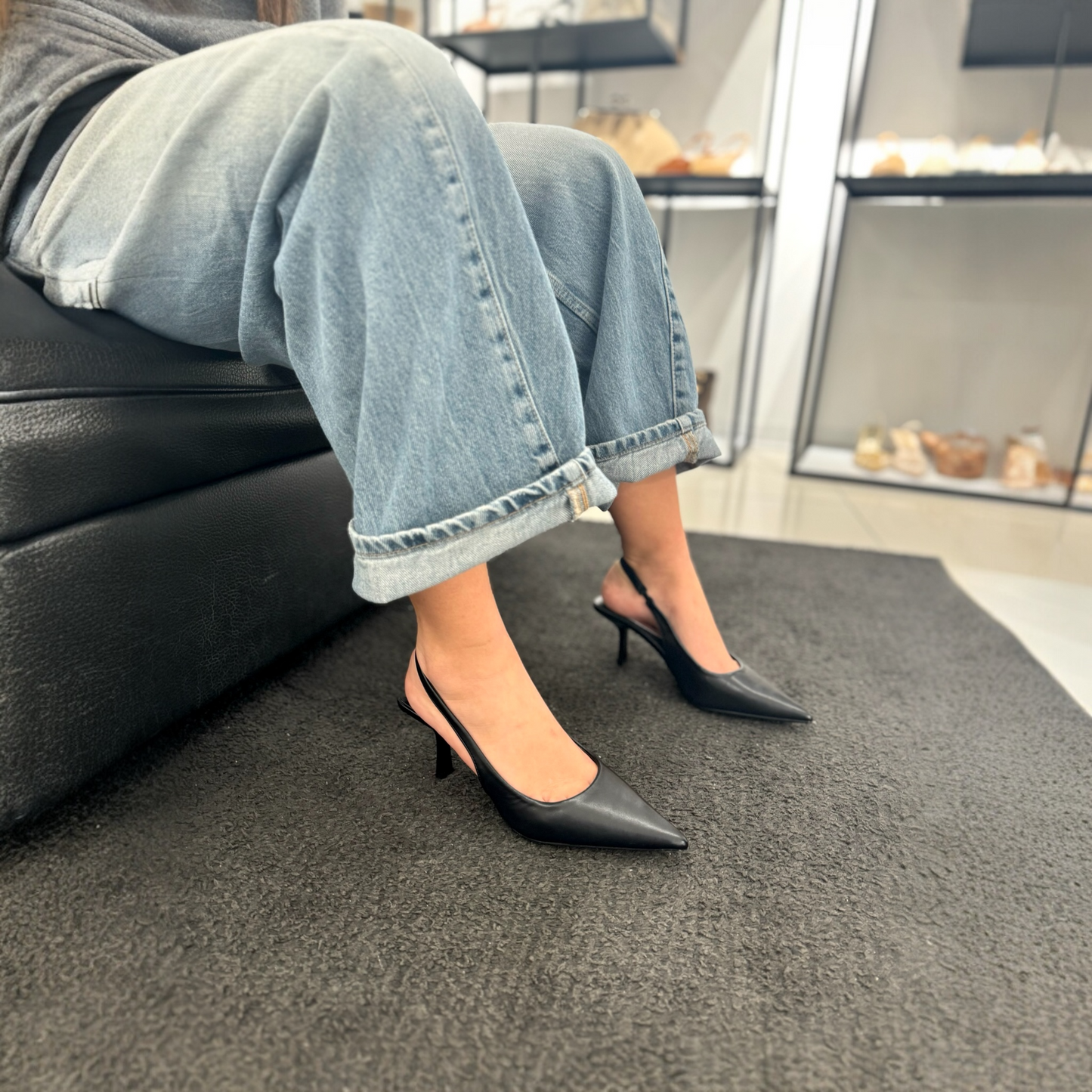 Slingback Moana Black