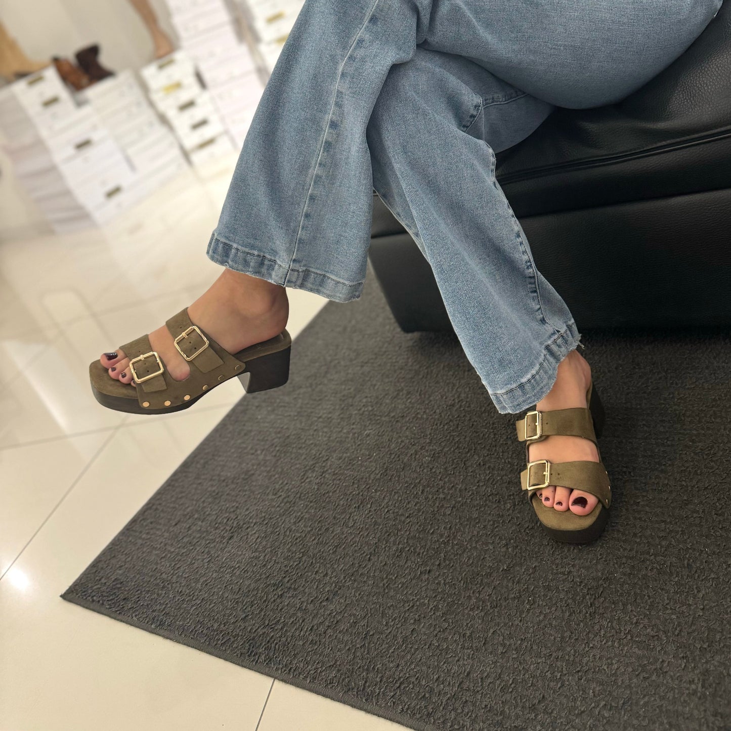 Sandali Capri Green