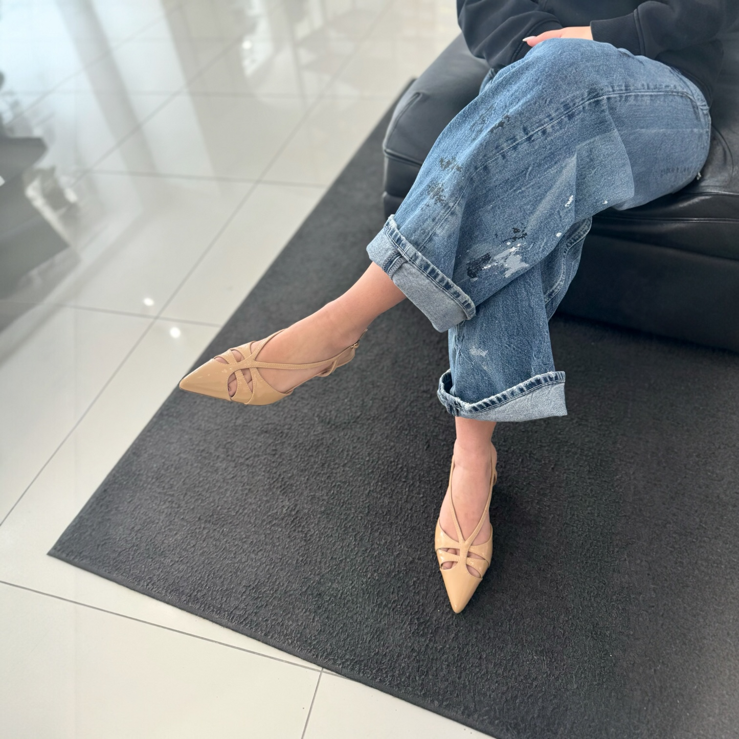 Slingback  Nora NewYork Naplak Nude