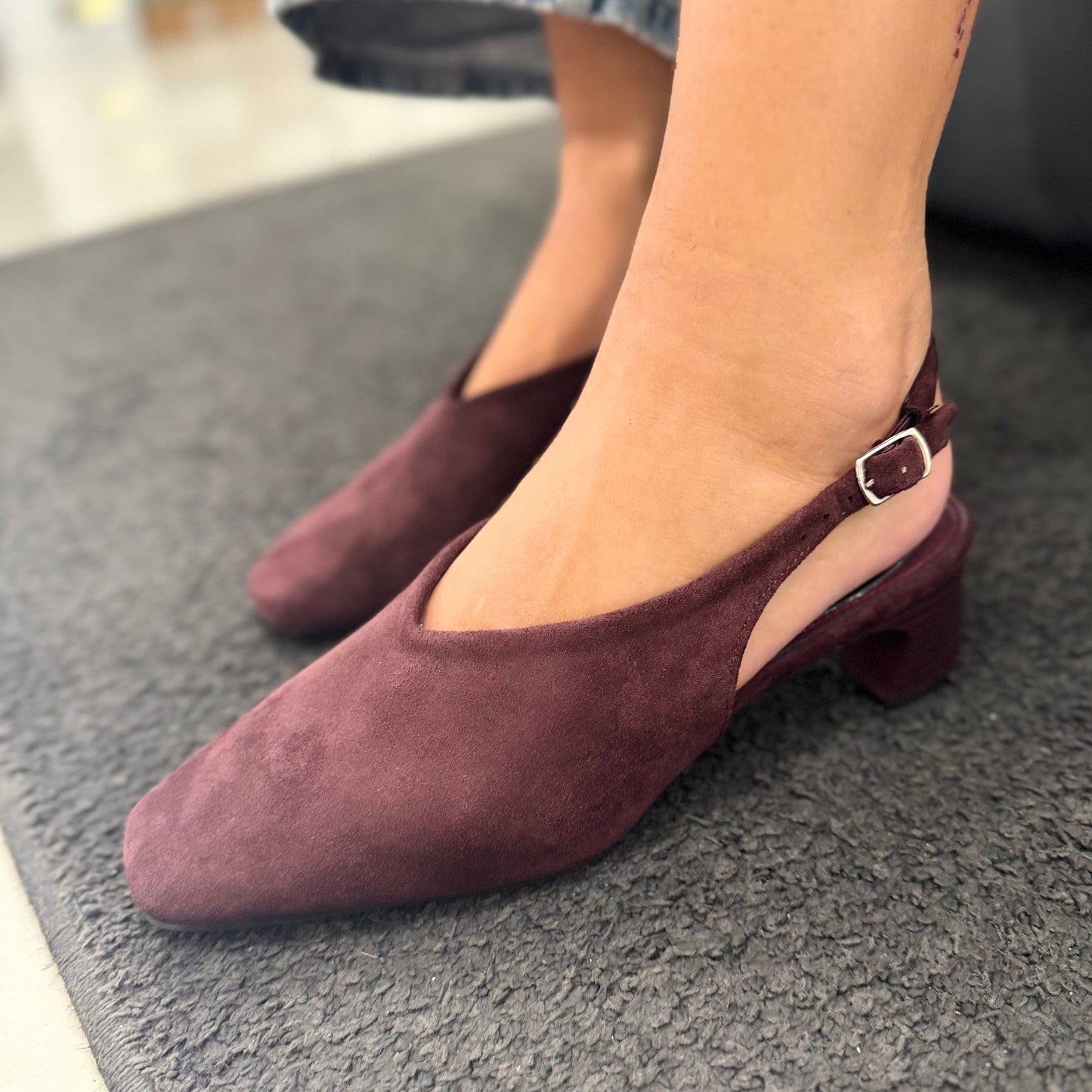 Slingback Cleria Wine